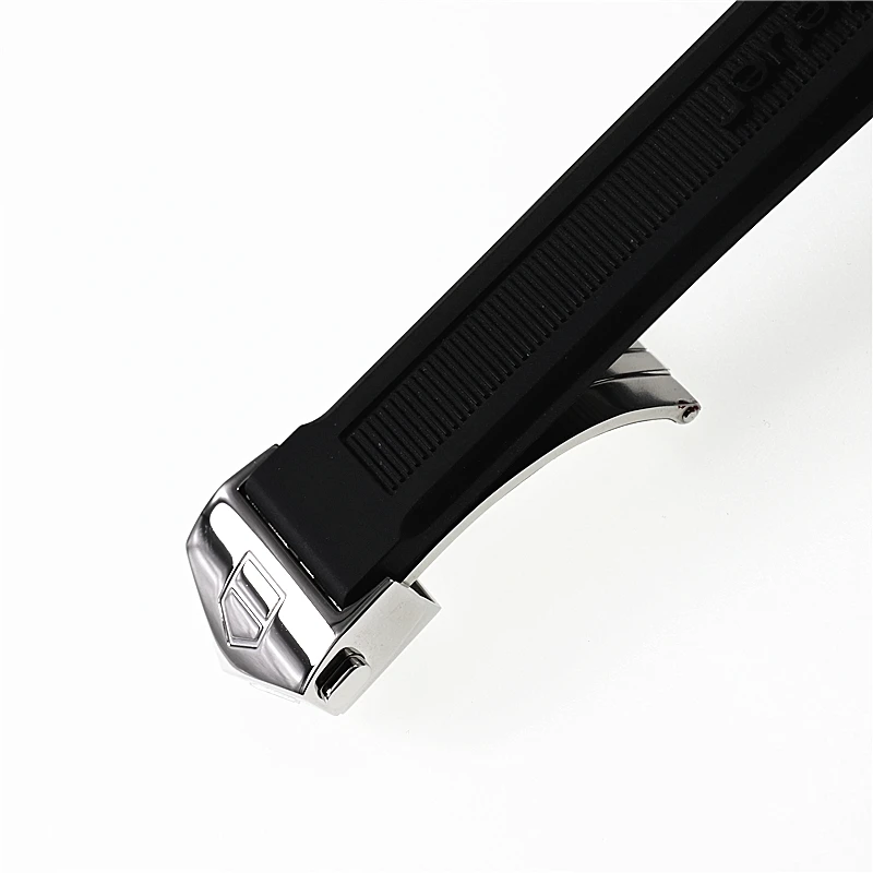 18 мм серебряная застежка из нержавеющей стали для часов TAG Heuer AQUARACER CALIBRE 5, силиконовый резиновый ремешок, пряжка, кнопка, аксессуары
