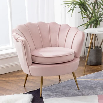 

Luxury Net Red Cloth Nordic Modern Simple Living Room Balcony Small Apartment Single Sofa Minimalist Modern Bedroom Chair