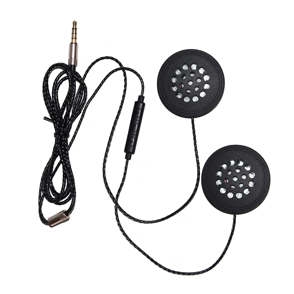

T33 HiFi Stereo Sound Cell Phone Motorcycle Intercom Universal Intelligent Helmet Headset Wired Accessories Double Speakers