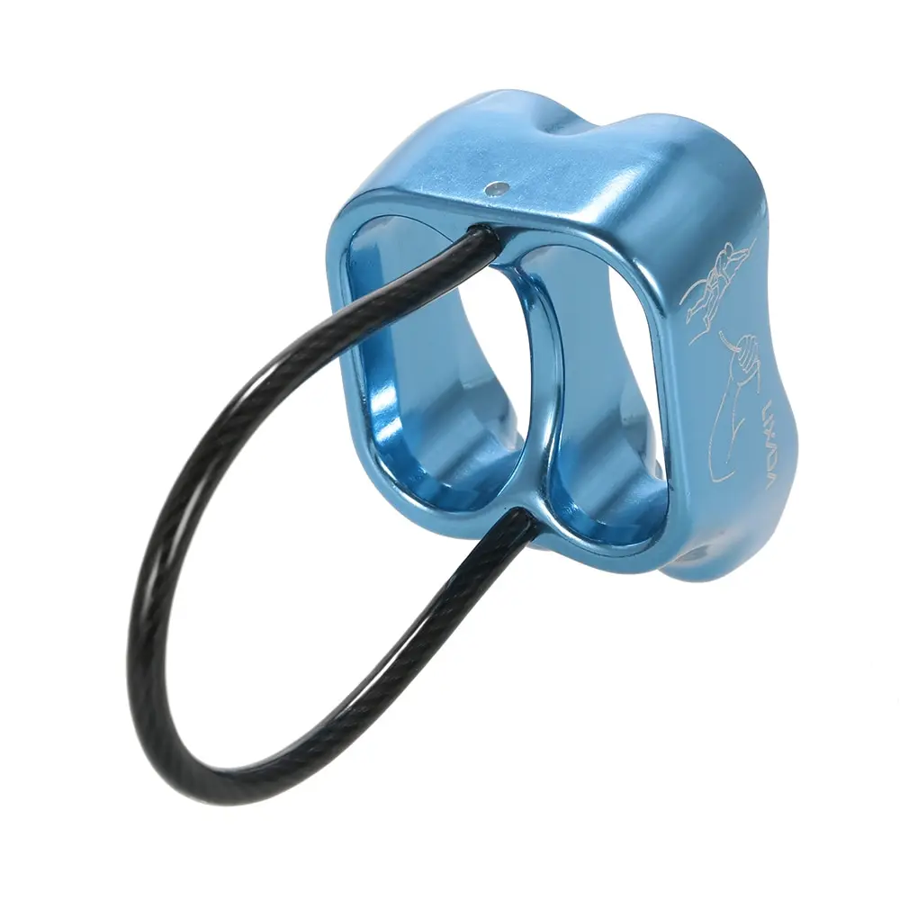 Lixada Double Slot ATC Belay Rappel Device Outdoor Rock Climbing Carabiners Abseiling Downhill Safety Ring Climbing Equipment
