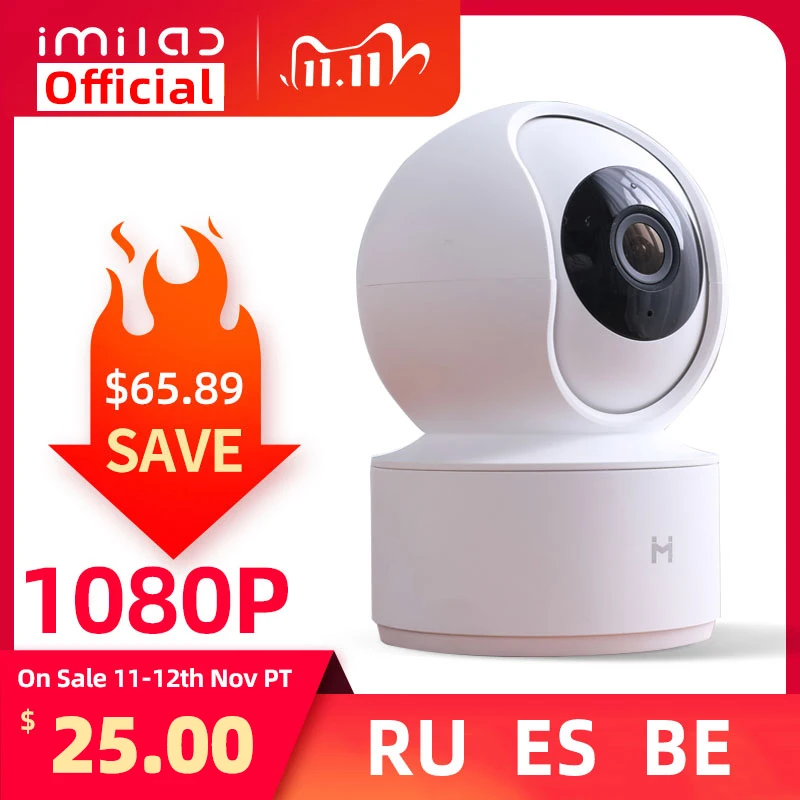 

Global Version IMILAB 016 IP Camera Baby Monitor Smart Mi Home App 360 1080P HD WiFi Security Camera CCTV Surveillance Camera