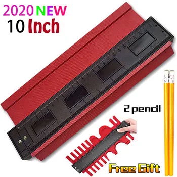 

#H30 10 Inch Plastic Contour Copy Duplicator Fine Tooth Profile Gauge Winding Tool Laminate Ducts Tiling Wood Marking Tools