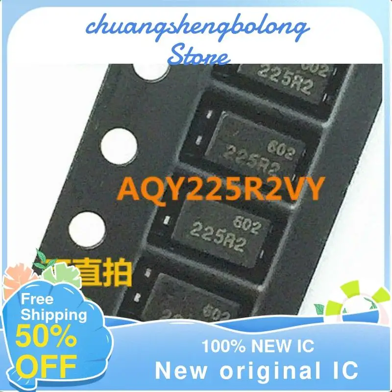 

10 шт. AQY225 AQY225R2V 225R2 SSOP-4 новый оригинальный IC