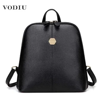

Women Backpack Schoolbag Fashion Zipper Waterproof Big Capacity School Bags for Teenage Girls Travel Leather Backpack Women 2019