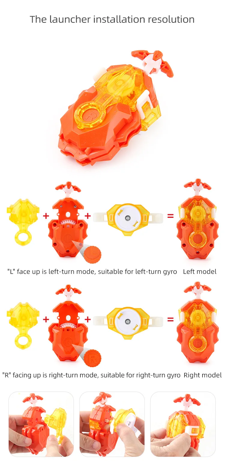 Takara Tomy Beyblades Tilbehør Wire Launcher Toveis Anttena Leker Deler for barn MQ-B184