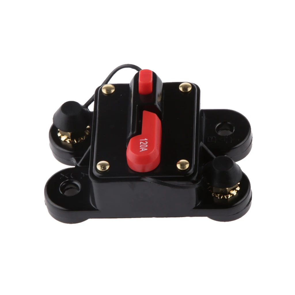 120A AMP Manual Reset Circuit Breaker 12v Car Boat Power Safety Protection