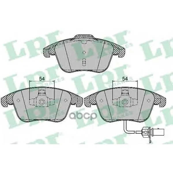 Brake pads Audi A4/A4/Allroad/A5 1.8-3.2 07-Front Indicator Lpr 05p1391 Lpr. 05P1391