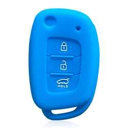 Premium Silicone Key Cover Holder (Light blue)