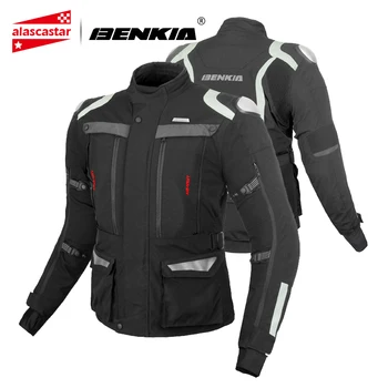 

BENKIA Motorcycle Jacket Men Motocross Jacket Electric Motorcycle Protection Waterproof Body Armor Riding Racing Moto Jacket