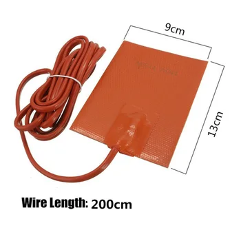 

Portable Car Truck Engine Heater Oil Pan Tank Pads Orange 175W 110V 6K1500VV /5s