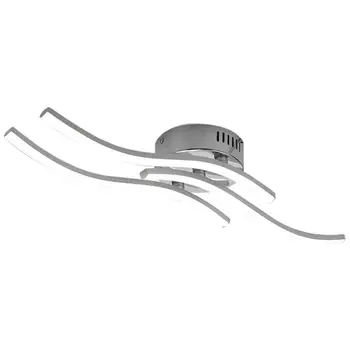 

Modern Ceiling Lamp Simple LED Light Triple Line Wave Shape No Flashing Decoration Ceiling Light Lamp Home Bedroom Decoration