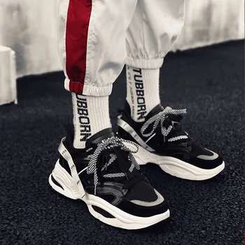 

Nice Harajuku Summer Platform Sneakers Men Breathable Casual Shoes Men Comfortable Fashion Tenis Masculino Adulto Sneakers