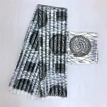 Горячая Распродажа, новое Африканское платье, 4 Ярда, органза, 2 ярда, лента, шелк, африканская леди, Анкара, одежда, платье