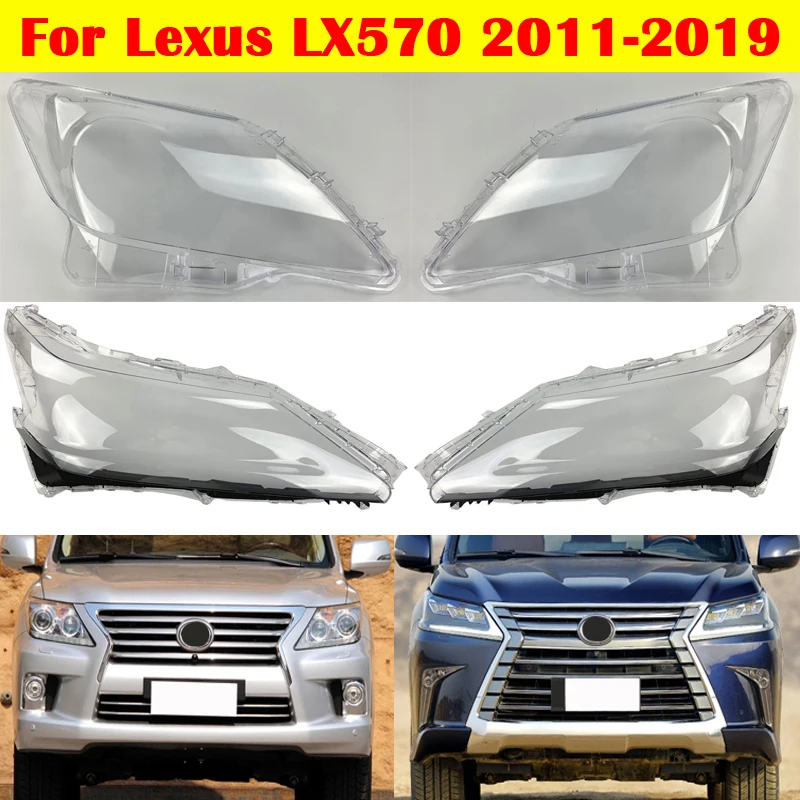 

Auto Glass Lens Shell Car Front Headlamp For Lexus LX 2011-2019 Head Lamp light Lampshade Lampcover Headlight Cover LX570