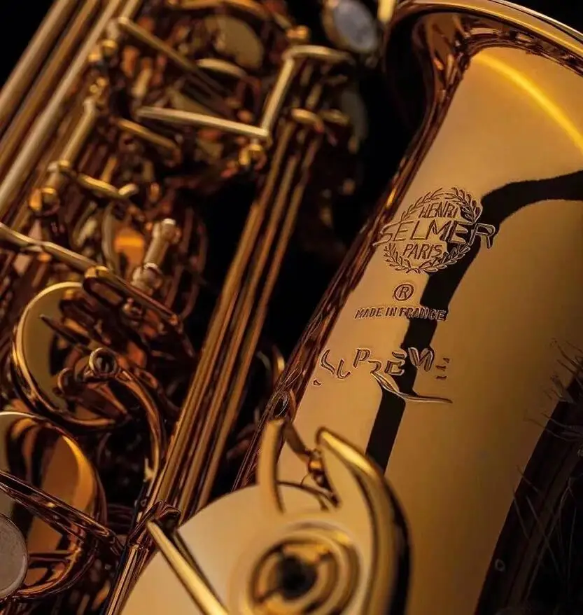 Саксофон для альт-саксофона Eb Sax с гравировкой кофе золотой E чехол аксессуары |
