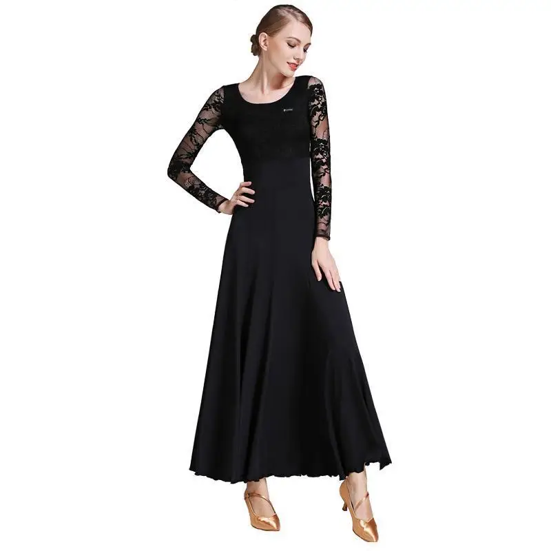 

Empire Long Ballroom Dress with Lace 226-642