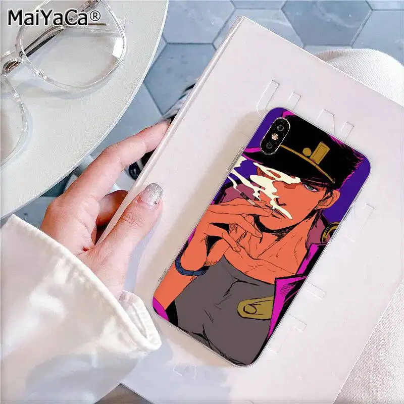 MaiYaCa JoJo Необычные Приключения JoJo аниме пользовательские мягкий чехол для телефона iPhone 11 pro XS MAX 8 7 6 6S Plus X 5 5S SE XR - Цвет: A12