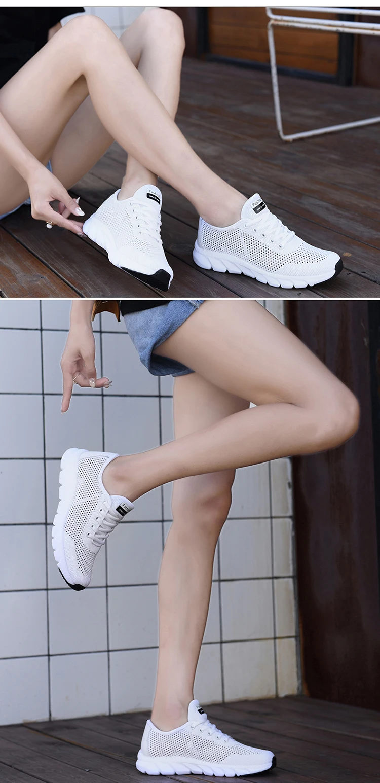 2021 Fashion Sneakers Women Shoes Breathable Light Slippers Platform Shoes Women Flats Female Sneakers Basket Women Sandalias