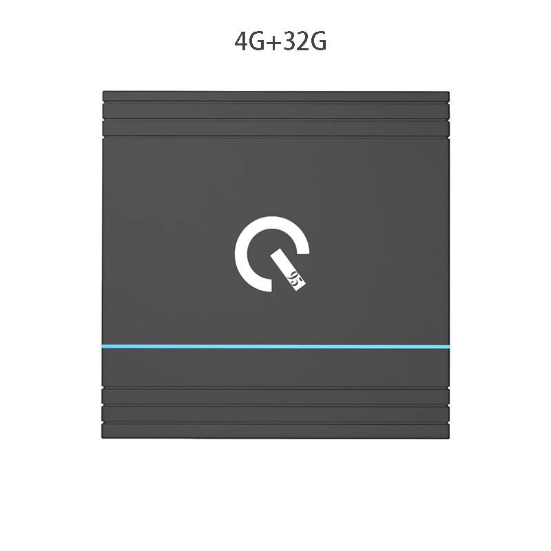 4G 32G Q95 Amlogic S905X3 Smart tv Box Android 9,0 4G 32G 64G медиаплеер 4K Google голосовой помощник WiFi Поддержка IP tv медиаплеер - Цвет: 4G 32G