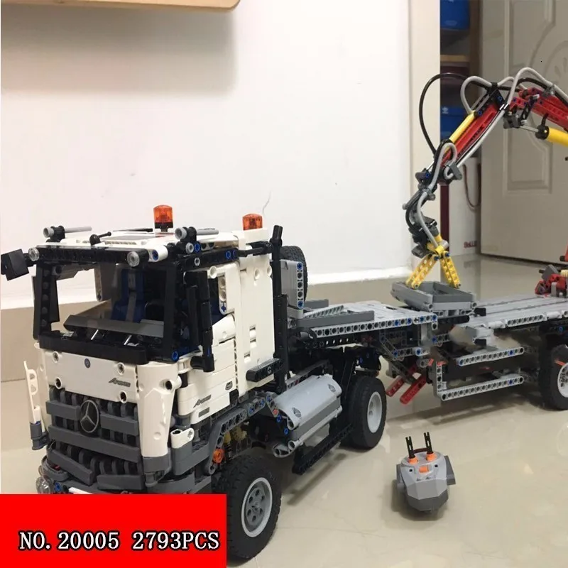 

20005 Edition And Technic Series Heavy Children Alpinia Plastic 2793pcs Insert Assembling Truck Building Blocks 90005
