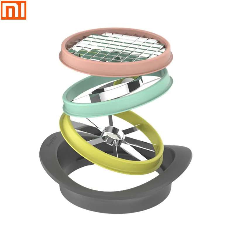 

XIAOMI BergHoff 1PC/Set 3 In 1 Fruit Slicer Apple-Pear Cutter Fruit Slicing Tools Stainless Steel Vegetable Kitchen Gadgets