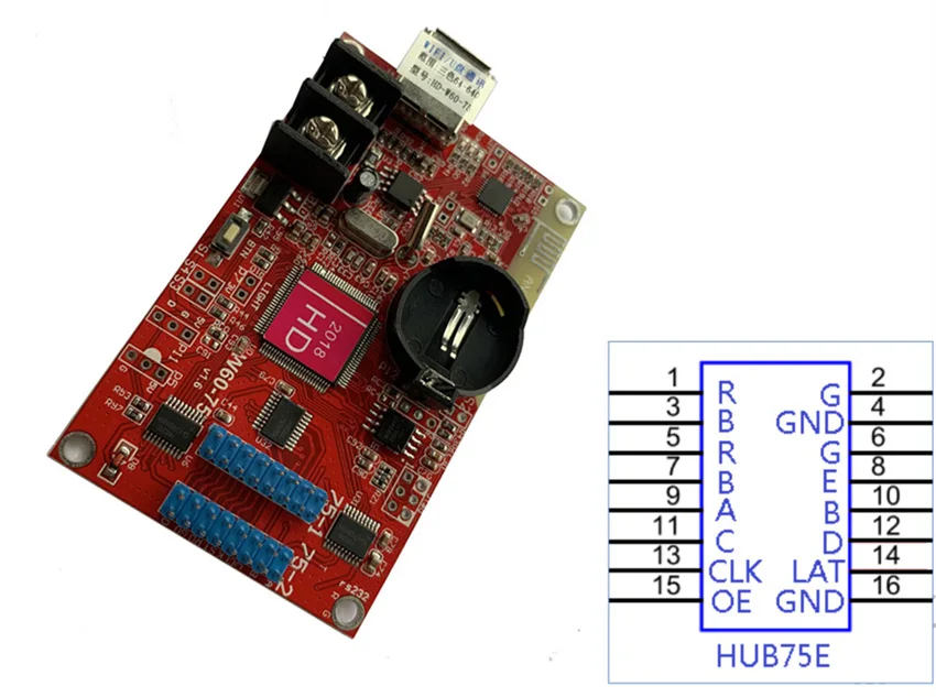 Alexpress USB контроллер SMD RGB семь цветов для P2.5 P3 P4 P5 P10 светодиодный матричный щит