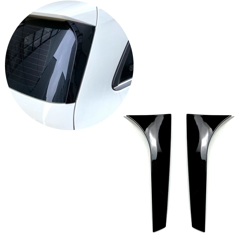 Rear Side Wing Roof Spoiler Stickers Trim Cover Gloss Black for Mercedes Benz B Class B180 B200 W246 2012-2018 | Автомобили и