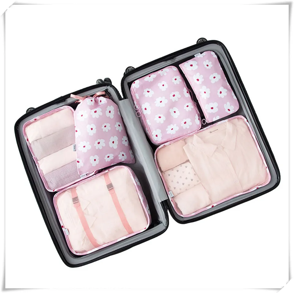 travel set c Flower pink