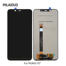 LCD Display For Nokia X7 Touch Screen Digitizer PHOENIX LCD For Nokia 8.1 LCD Assembly Replacement Black No Frame 6.18 inch LCD Display For Nokia X7 Touch Screen Digitizer PHOENIX LCD For Nokia 8.1 LCD Assembly Replacement Black No Frame 6.18 inch