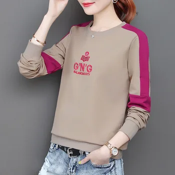 

Sweater Womens 2020 Autumn Gray Long Sleeve Knitted Striped Jumpers Female