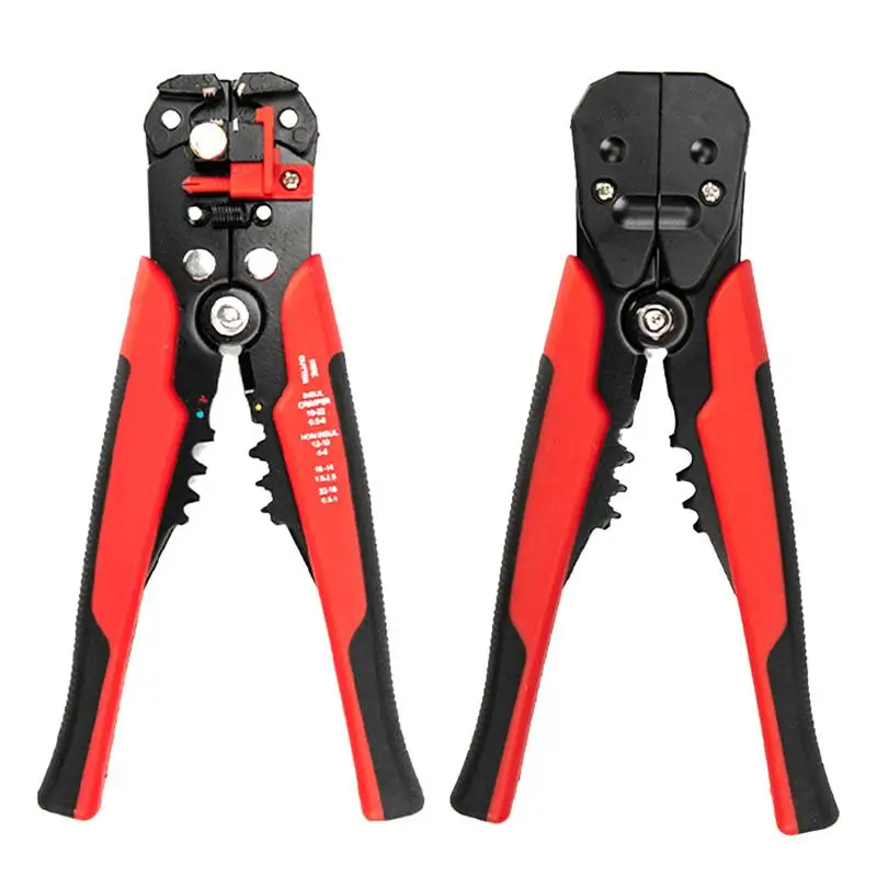 

2PCS Automatic Cable Crimper Wire Stripping Cutting Pliers Wire Cutter Stripper Self-Adjusting Cable Cutter For Industry Home