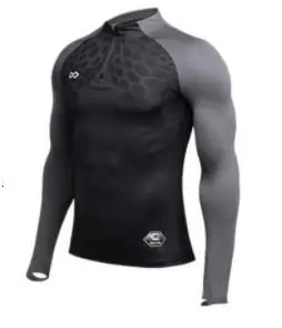 Black XXL Xiaomi Mijia, мужской спортивный тренировочный костюм, одежда для фитнеса, бега с длинными рукавами, мужские колготки для фитнеса, удобный тонкий пошив - Цвет: Black XXL