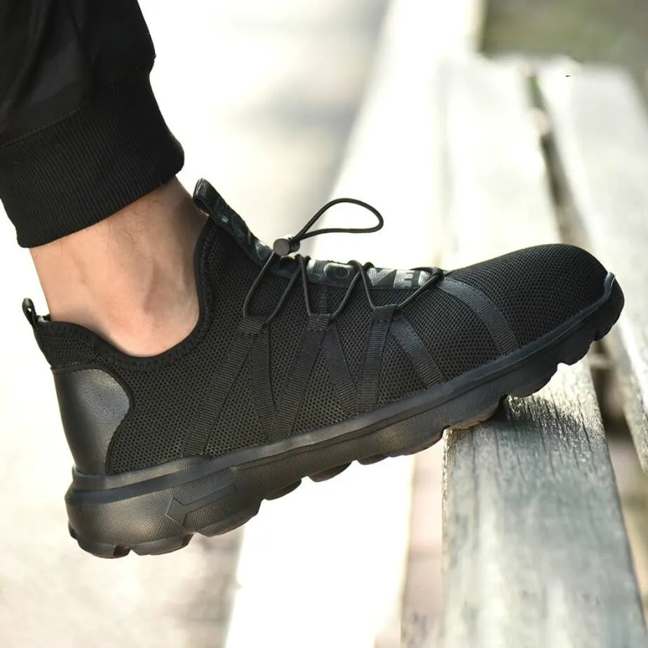 JX151 men Work shoes Mesh breathable lace-up outdoor Platform male casual flat shoes Anti-smashing anti-piercing lsafety Boots JX151 men Work shoes Mesh breathable lace-up outdoor Platform male casual flat shoes Anti-smashing anti-piercing lsafety Boots
