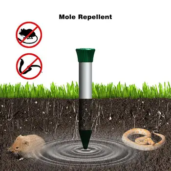 

Enhanced Version Electronic Ultrasonic Outdoor Lawn Mole Repellent Electronic Insect Repeller Rat Mouse Control Repeller