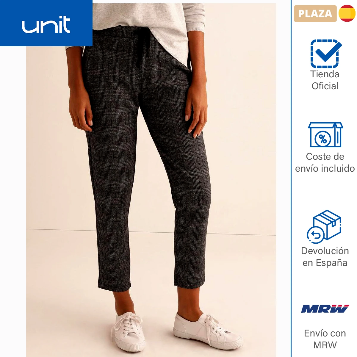 Unit Pantalones de mujer punto fantasia . moda cómoda y de calidad para uso diario|Mallas| -