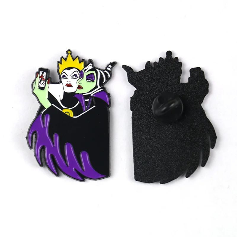 Maleficent Art эмалированные булавки и броши нагрудные булавки рюкзак сумки значок украшения одежды подарки
