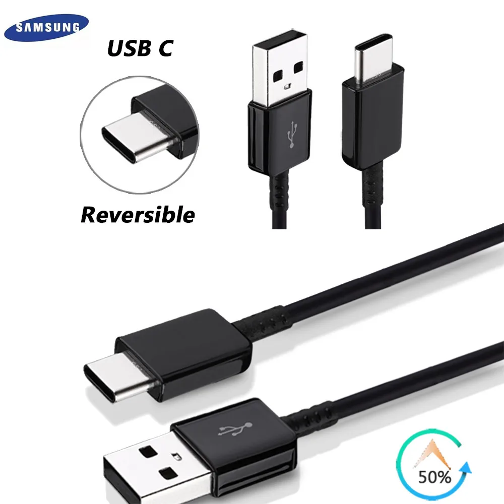 Оригинальный кабель Samsung TYPE C 0 25/1 2/1 5 м для быстрой зарядки и передачи данных samsung