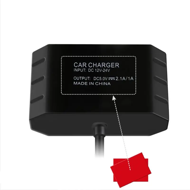 Автомобильное заднее сиденье двойной USB телефон зарядное устройство прикуриватель разветвитель адаптер питания