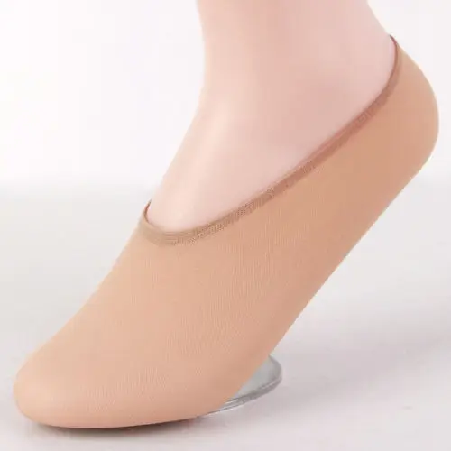 10 пар, женские невидимые носки, подкладка для обуви, тренировочная балерина, носки-лодочки - Цвет: skin