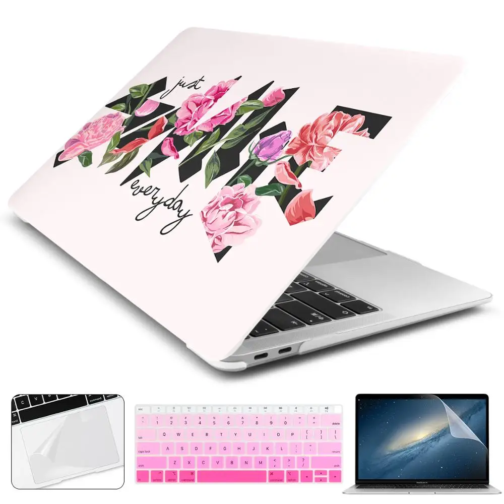 Чехол для Macbook Pro retina возрастом 11 12 13 15 Air 4 13Ɖ 2019 2018 A1990 A1502 A1932 A1708 A2159 сенсорной