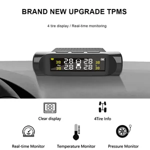 Image 5 -  Car TPMS Tyre Pressure Monitoring System Tyre Pressure Sensor Colorful LCD Digital Display Battery Auto Security Alarm Systems 