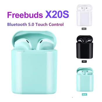 

Touch Control Bluetooth 5.0 Earphone HiFi Stereo Sound TWS Headset Wireless Earbuds Handsfree in-Ear Headphone