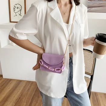 

Fashion New Alligator PU Leather Crossbody Bags For Women 2020 Chain Purses and Handbags Ladies Shoulder Messenger Bag