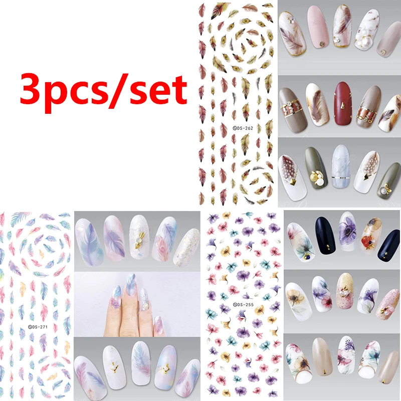 2/3 шт, сделай сам, дизайн ногтей, наклейки для ногтей, Водные Переводные водяные знаки, украшения для ногтей, Женские аксессуары для маникюра - Цвет: Style 13