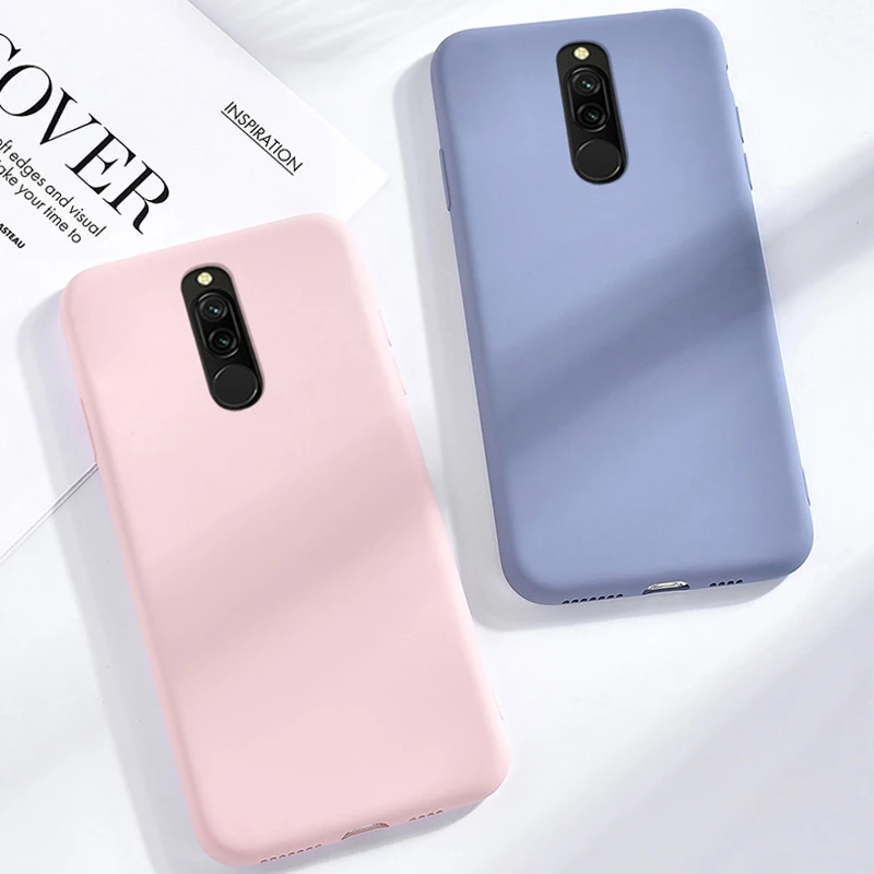 Чехол для Redmi 8 7 чехлы карамельных цветов мягкие ТПУ из жидкого силикона Xiaomi Redmi8