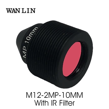 HD 2.0 메가 픽셀 10mm 렌즈 M12 핀홀 렌즈 CCTV 카메라 용 IR 필터 내장, 마운트 M12 * P0.5, F1.6