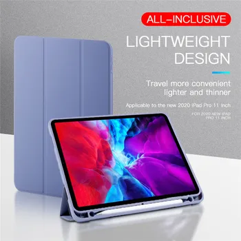 

Ultra Slim Tablet Protective Leather Case for i Pad Pro 11 / 12.9 2020 Tablet Shell Quick Release Shockproof Flip Stand Cover