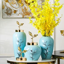 Цзиндэчжэнь керамика современный фарфор бутылки лучшие ручной работы ваза украшения творческий гостиная Celadon Reed традиционное ремесло 18