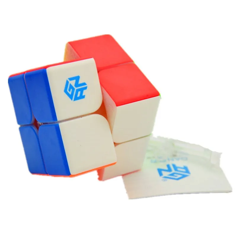 GAN 249 V2 V2Magnetic 2x2x2 многоцветная наклейка без наклеек, магический куб, ультра-Гладкий 2x2 скоростной закручивающийся пазл, детские игрушки, подарок