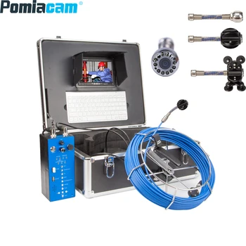 Best Pipe Detection System Industrial Endoscope Drain Borescope Meter Counter Sewer Inspection Voice Video Record Camera & Keyboard